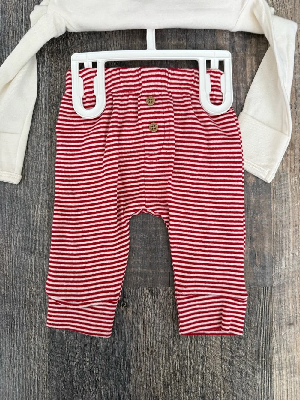 Carters My First Valentine's Day Cream & Red Baby Set NWT